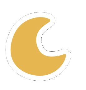 Moon Sticker